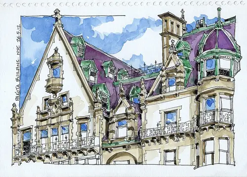 Le Dakota, 1 West 72nd Street, New York. Il y a vécu de 1973 à sa mort.
